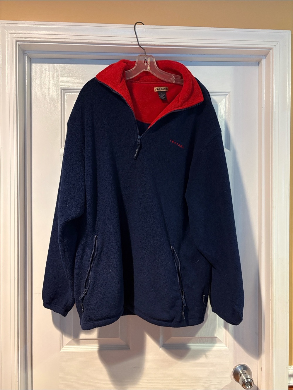 Caesars Blue/Red Fleece Jacket - XL